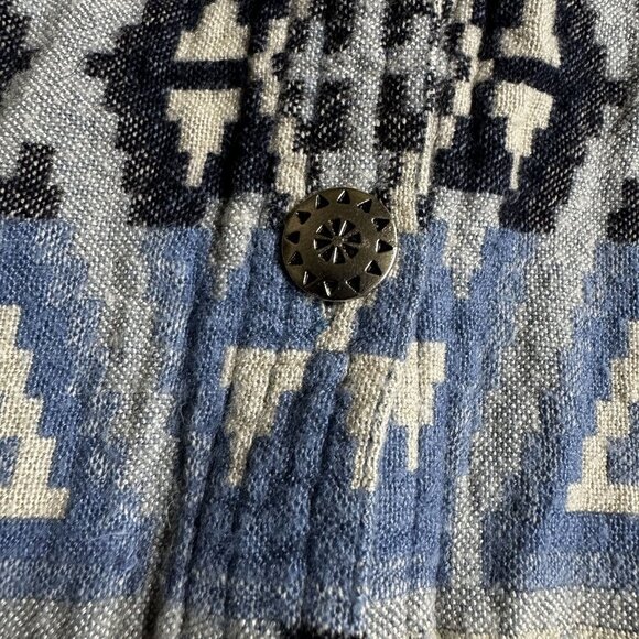 Vintage Button Up Shirt‎ Womens Size 3X Plus Southwestern Cowboy Thick Festival - Picture 4 of 8